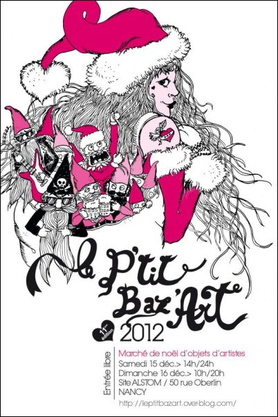 Affiche P'tit Baz'Art 2012