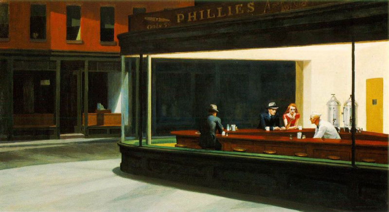 "Nighthawks" - Edward Hopper